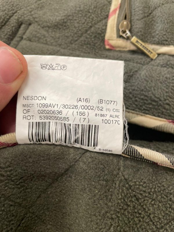 Chaquetón Burberry