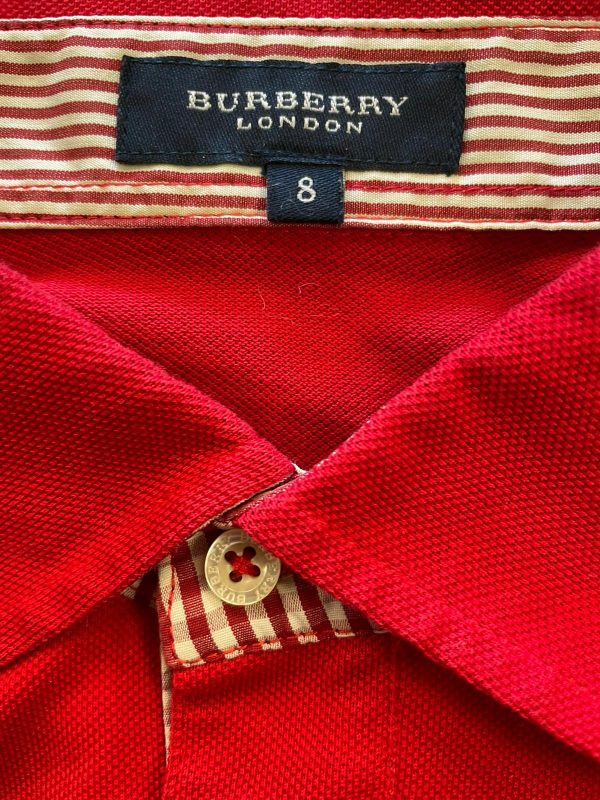 Polo Burberry Manga Larga