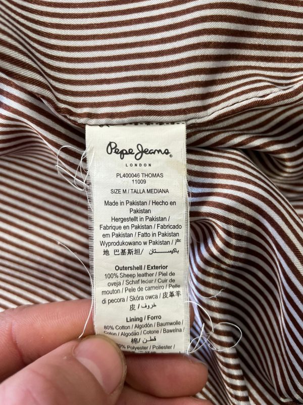 Cazadora de Piel Pepe Jeans
