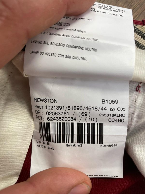 Pantalón Chino / Traje Burberry Ref.10118