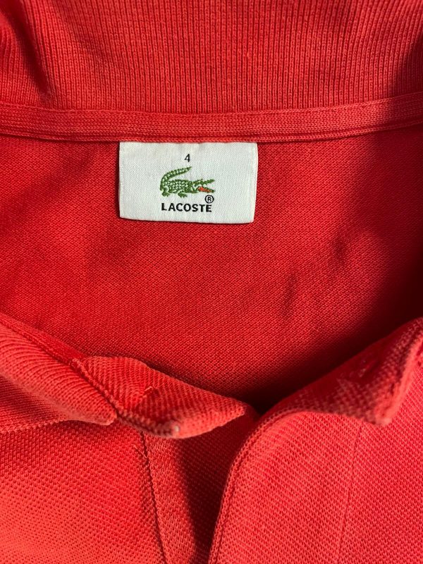 Polo Lacoste Talla M Color rojo Ref 10381