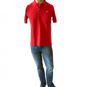 Polo Lacoste Talla M Color rojo Ref 10381