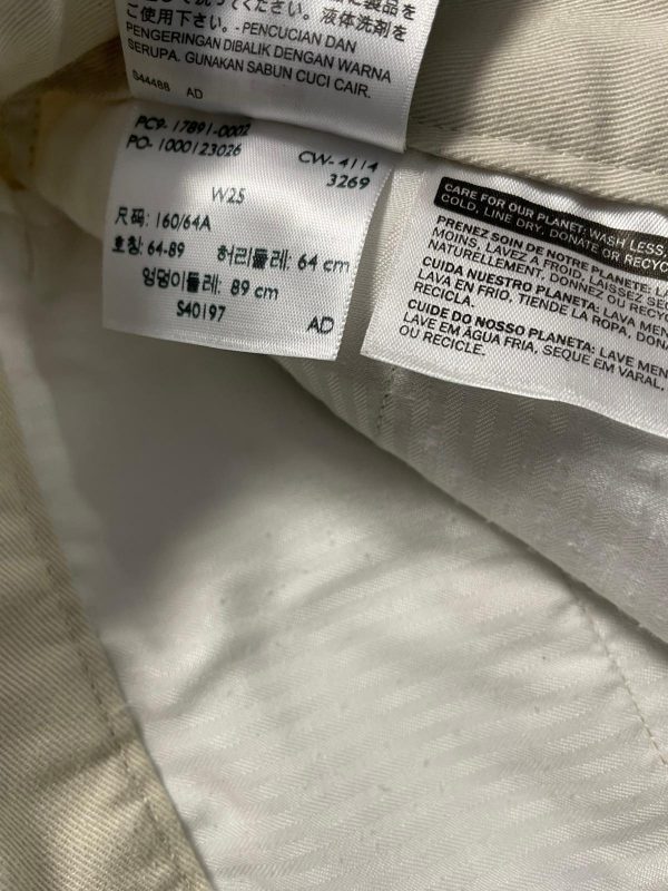 Short Chino Levi's Talla W25 Color Beige Ref.10383