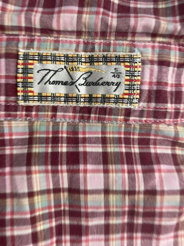 Camisa Thomas Burberry Talla 40 Color Morado Ref.10385
