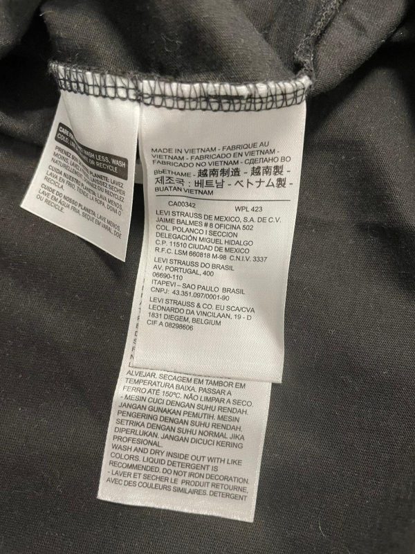 Camisa Levi's Talla L Color Negro Ref.10387