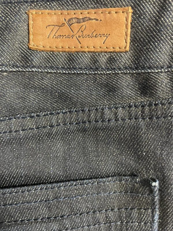 Falda Vaquera Thomas Burberry Talla 42 Color Azul ref.10402