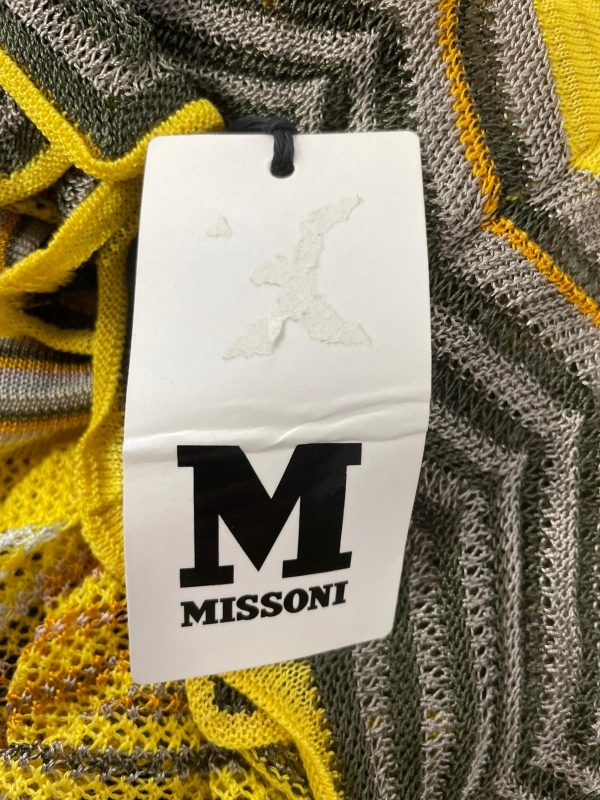 Vestido Missoni Talla 44 Color Amarillo Ref.10422