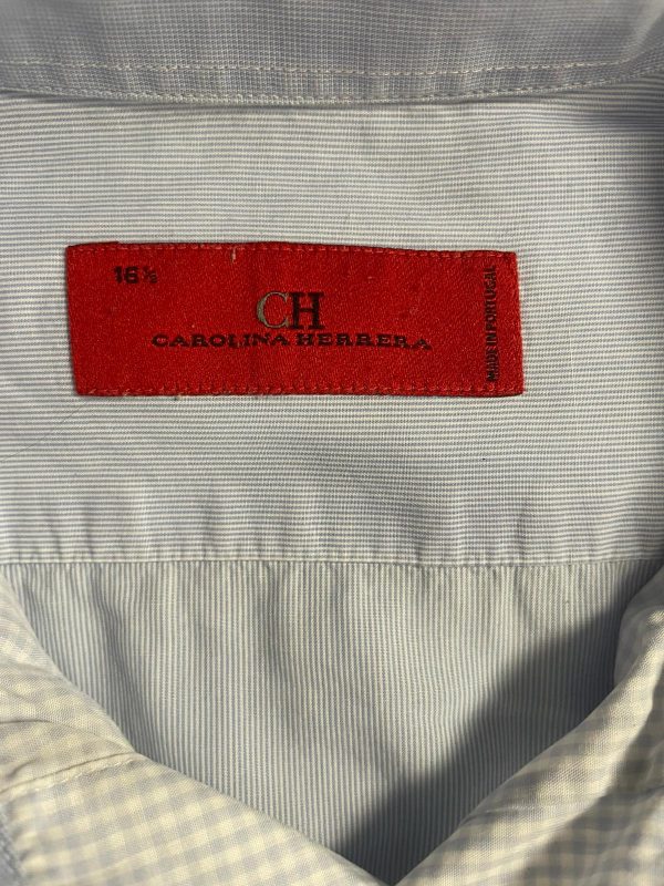 Camisa Carolina Herrara Talla XL Color Blanca Ref. 10428