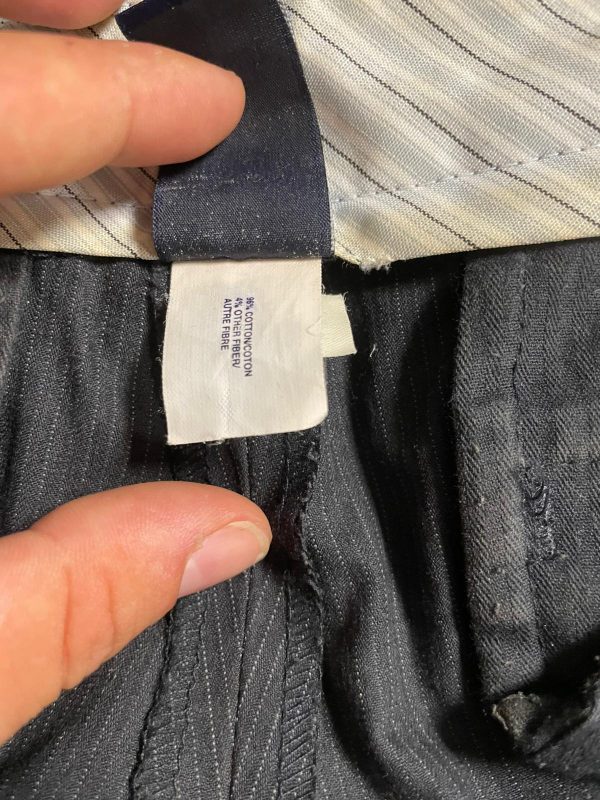 Pantalón Chino Gap Talla 40 Color Negro Ref 10441
