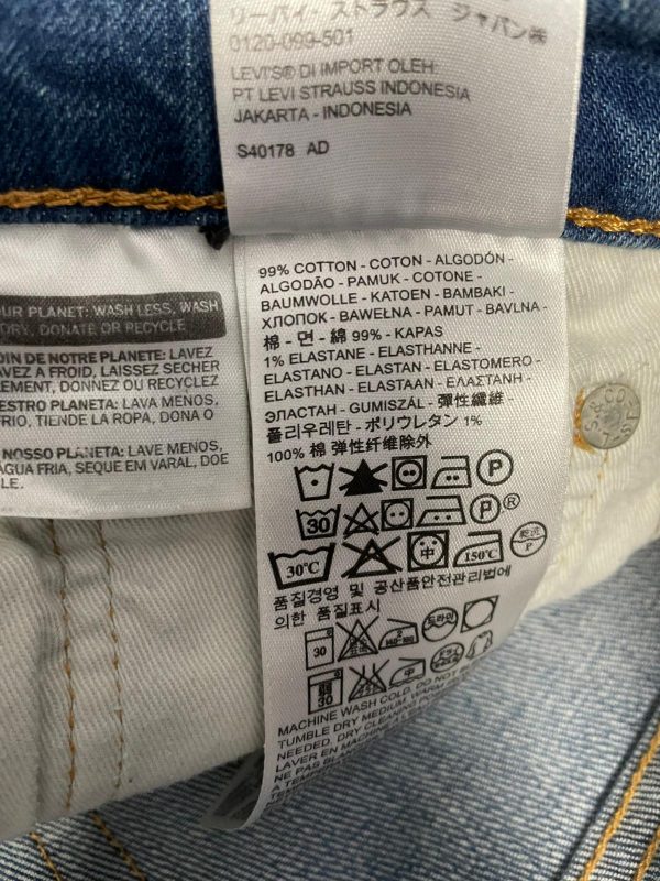 Pantalón Levi's 511 Talla w30 Color Azul Ref 10449