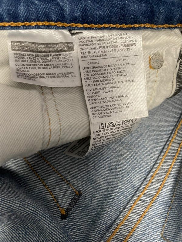 Pantalón Levi's 511 Talla w30 Color Azul Ref 10449