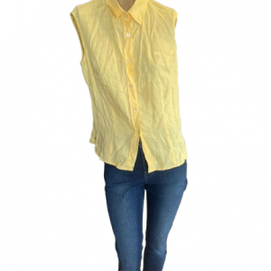 Blusa Burberry Talla 44 Color Amarillo ref.10409
