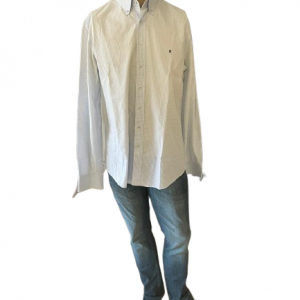 Camisa Carolina Herrara Talla XL Color Blanca Ref. 10428