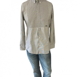 Camisa Armani Jeans Talla XL Color Gris ref 10437
