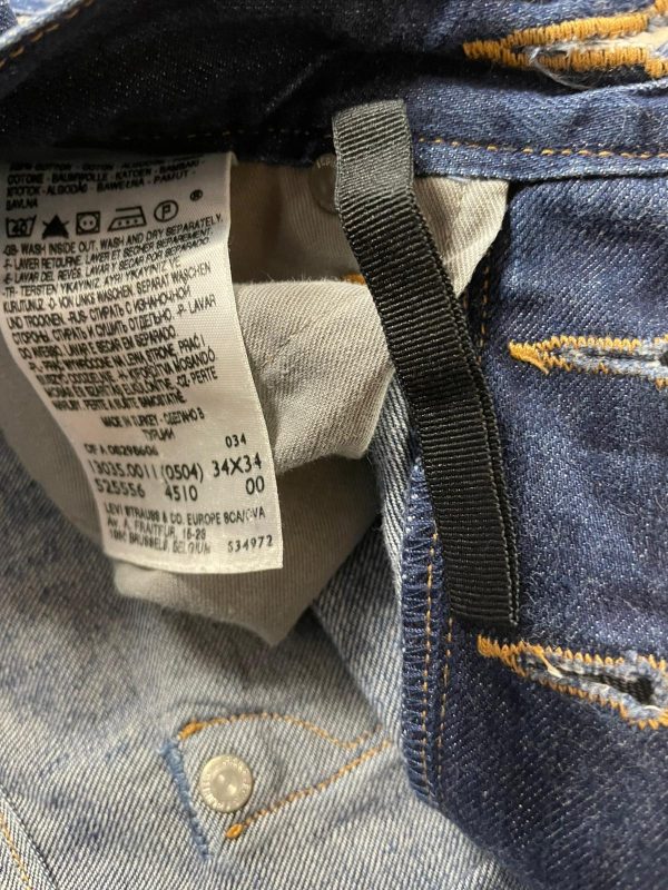 Pantalón Levi's Engenereed Talla 34 Color Azul Ref 10452