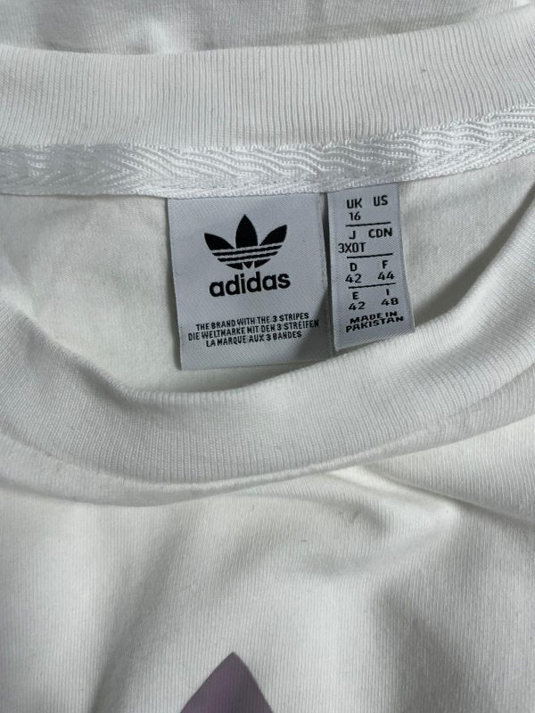 Camiseta Adidas Talla L color blanco ref 10464