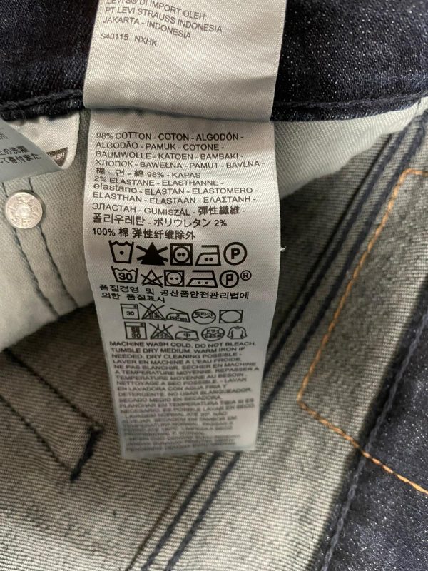 Pantalón Levi's 514 Talla W33 Color Azul Ref 10472