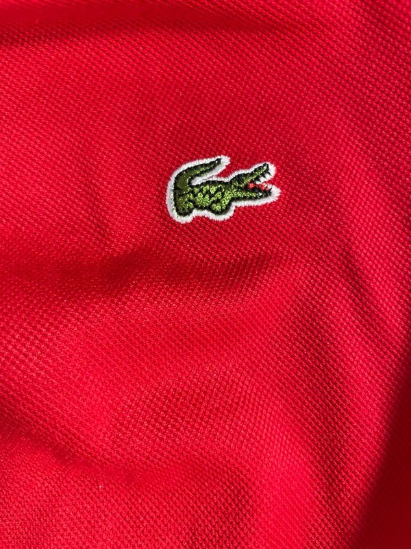 Polo Dri Fit Lacoste Talla L Color rojo Ref 10505