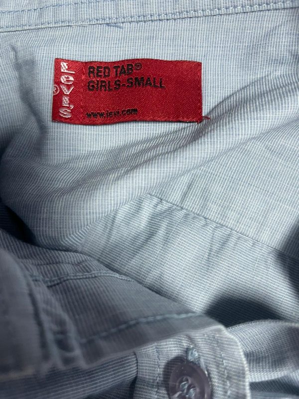 Camisa Levi's Girl-Small talla s color azul Ref.10518
