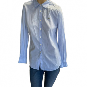Camisa Lacoste T 38 Color Azul Ref 10451