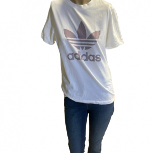 Camiseta Adidas Talla L color blanco ref 10464