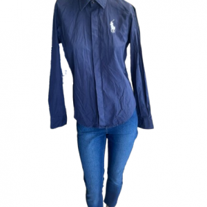 Camisa Mujer Ralph Lauren Talla M Color Azul Ref 10506