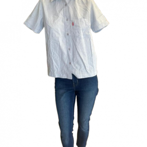 Camisa Levi's Girl-Small talla s color azul Ref.10518