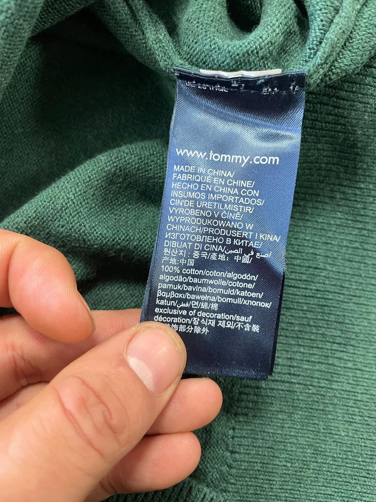 Jersey Tommy Hilfiger Hombre Talla L Color Verde Ref 02819