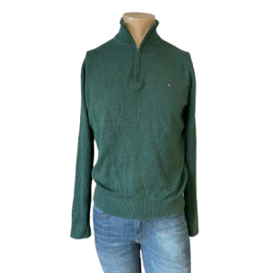 Jersey Tommy Hilfiger Hombre Talla L Color Verde Ref 02819